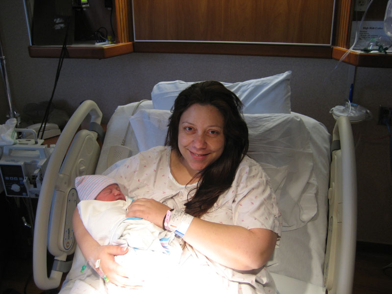 Checha and Eliana After Bath 1